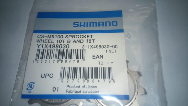 Ritzel Shimano l 10Z.und 12Z.CSM9100
