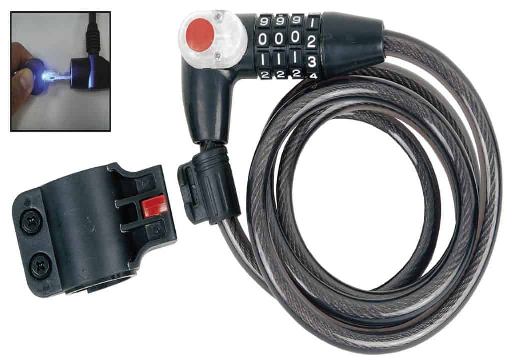 BB Spiralschloss 150/10,LED,Nr