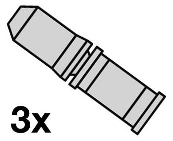 Shinamo Nietstifte(3Stk)7/8f.