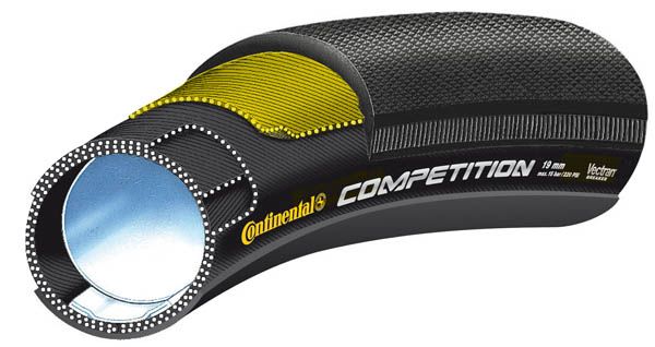 Competition 28"x25mm, sw, Tubu-Reifen