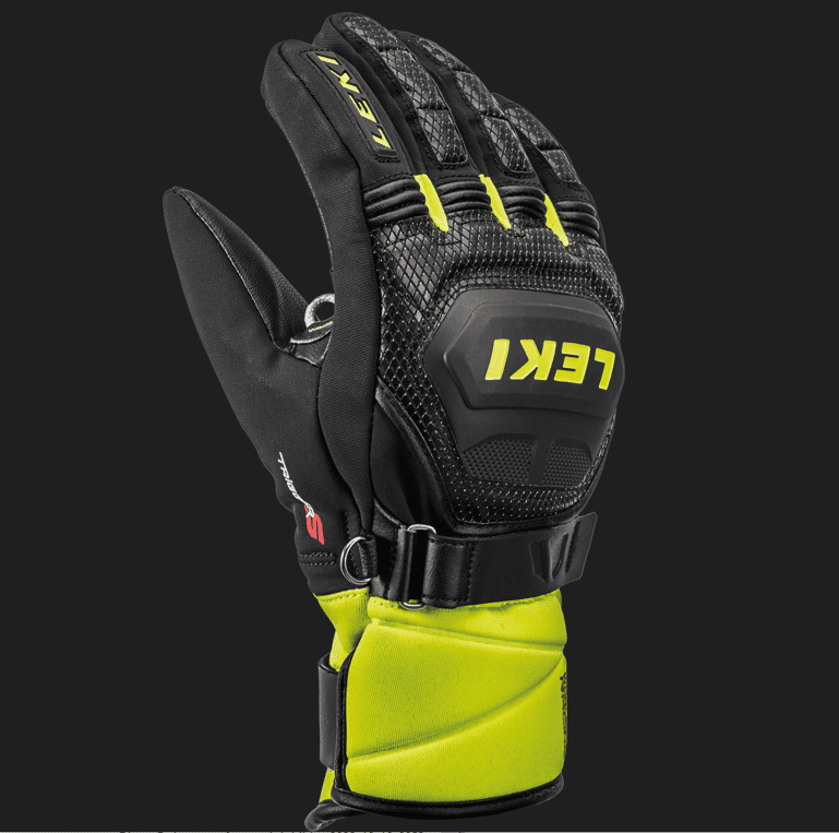 Leki Worldcup Race Ti S Mitt Speed System Black/red/white/yellow Ab 139