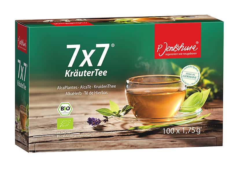 Jentschura 100 Beutel 2600 7x7 Kräuter Tee BIO