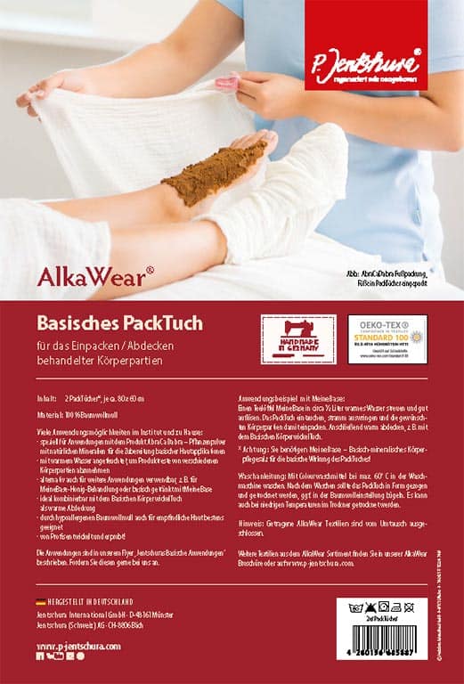 Jentschura Pflegeprodukte 7620 Basisches Packtuch