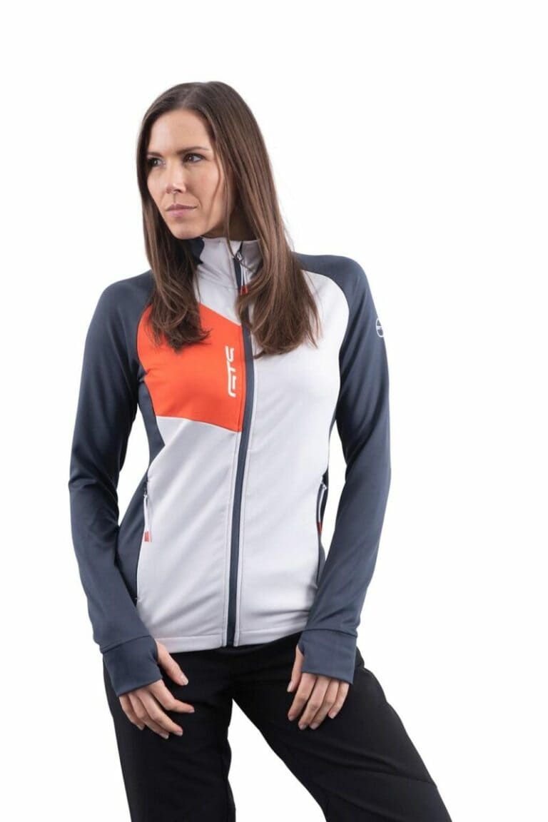 GTS 301521M-37 Bicolour lava H-Fleece Weste/Jacke