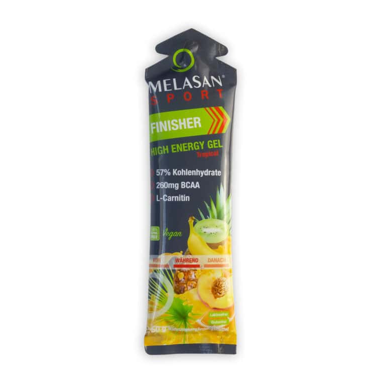 Melasan Gel Sporternährung High Energy Gel Finisher Tropical