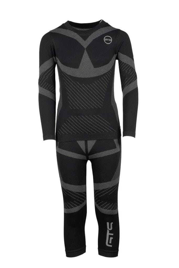GTS K-Skiunterwäsche Garnitur GTS 113022K Kids Long Set blk