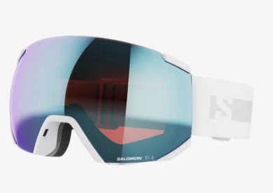 Salomon E-Skibrille L47004900 Radium Photo wht/Awb