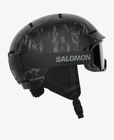 Salomon Skihelm L47185800 Player Combo blk