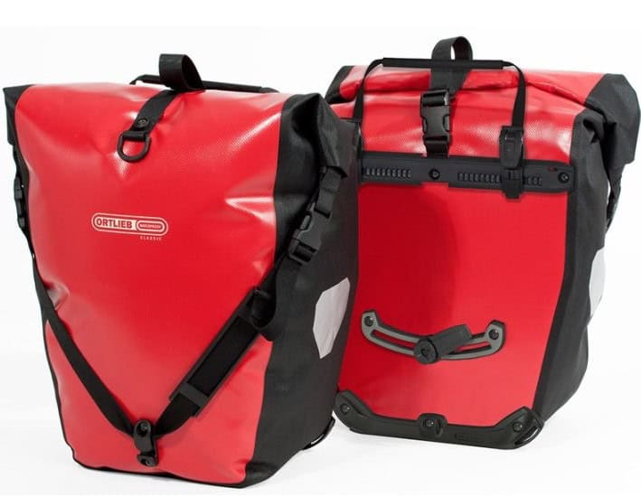 Funbike-BBB Radtasche Hi Gepäckträger Back Roller classic QL2 rot/bl