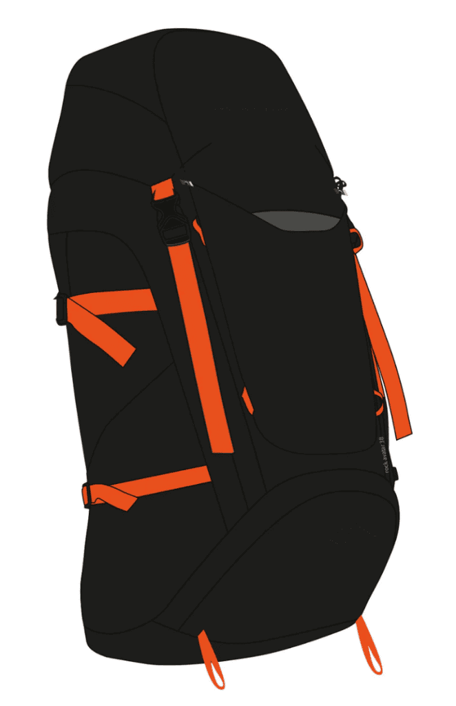 Rock experience Wanderrucksack REUB02771-C293 RockAvatar38 C