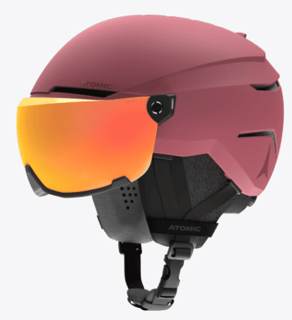 Atomic SAVOR VISOR 1.0 STEREO Skihelm Maroon