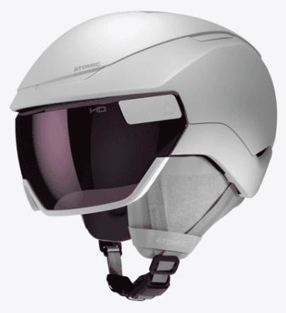 Atomic REVENT GT AMID VISOR HD Skihelm White Heather