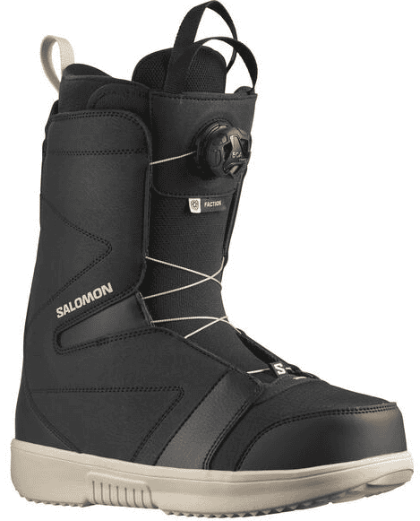 Salomon FACTION BOA Black/Black/Rainy Snowboard Schuhe