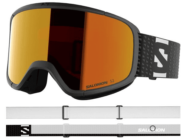 Salomon AKSIUM 2.0 BLACK/Mid Red Skibrille