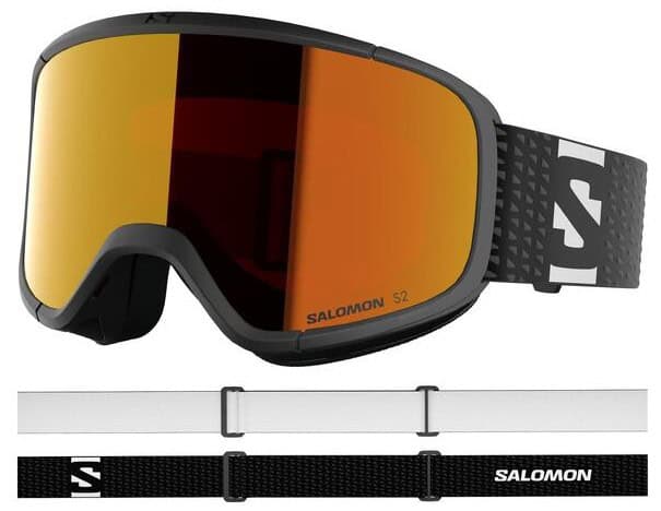 Salomon LUMI BLACK/Mid Red Skibrille