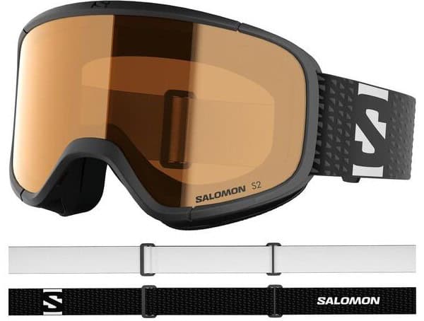 Salomon LUMI ACCESS BLACK/Tonic Orange Skibrille