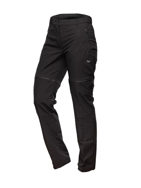 Traunstein D-Wander Zipphose TSW960-black Nevada zip-off