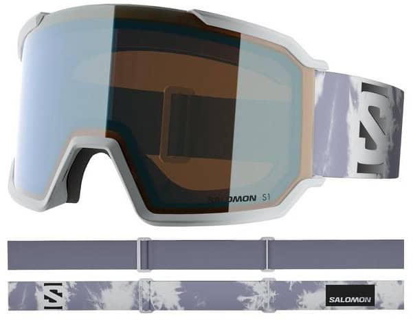 Salomon S/VIEW 3 ICE FLOW/Light Blue Skibrille