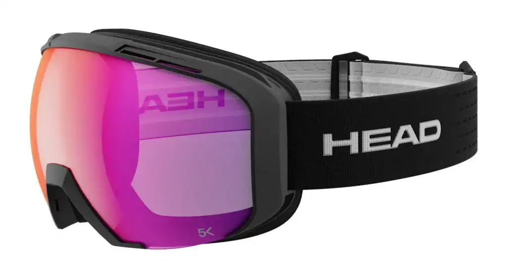 Head E-Skibrille OTG 5K red black