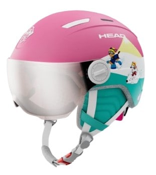 328163 Maja Visor Paw Skihelm