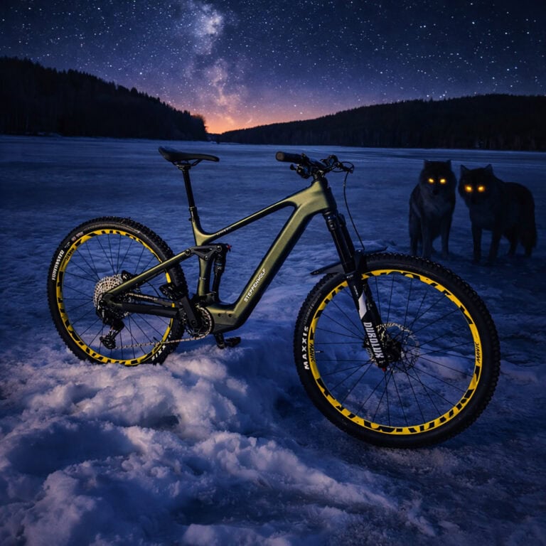 Steppenwolf Elektro Fullybike 29" 800Wh green Tundra 9.0 DJI Avinox 2 | Gelbe Laufräder