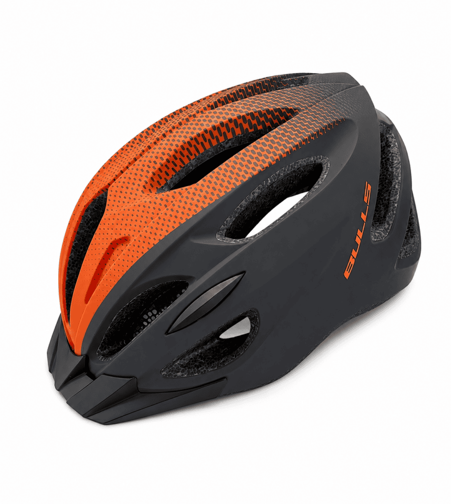 BULLS Fahrradhelm – Matt Anthrazit/Orange