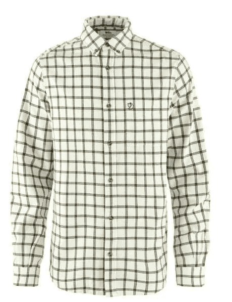 H-Hemd Fjällräven Övik Flannel Shirt white
