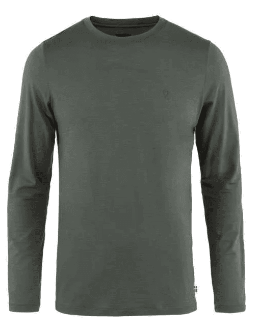 H-Wandershirt Fjällräven Abisko Wool Basalt