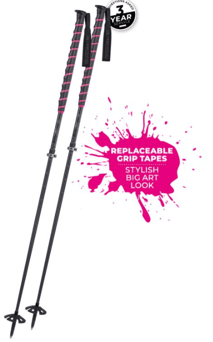 Teleskopstock black/silver Komperdell Sport K184230410 Big Art Titanal