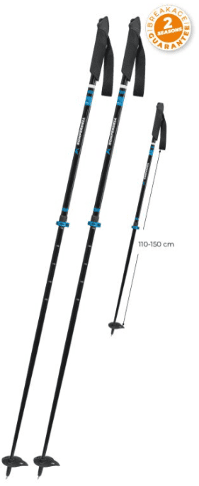 Teleskopstock Peach/lav Komperdell Sport K184230510 Big Art Titanal