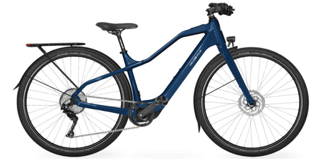 Elektro Trekking Velo De Ville REVO-C, 600 Wh,10 Gang, n Blue