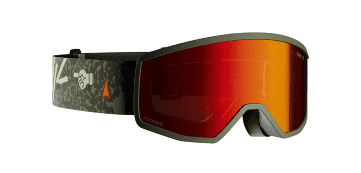 K-Skibrille Atomic graphic/olive AN5107068 FOUR JR XS FLASH