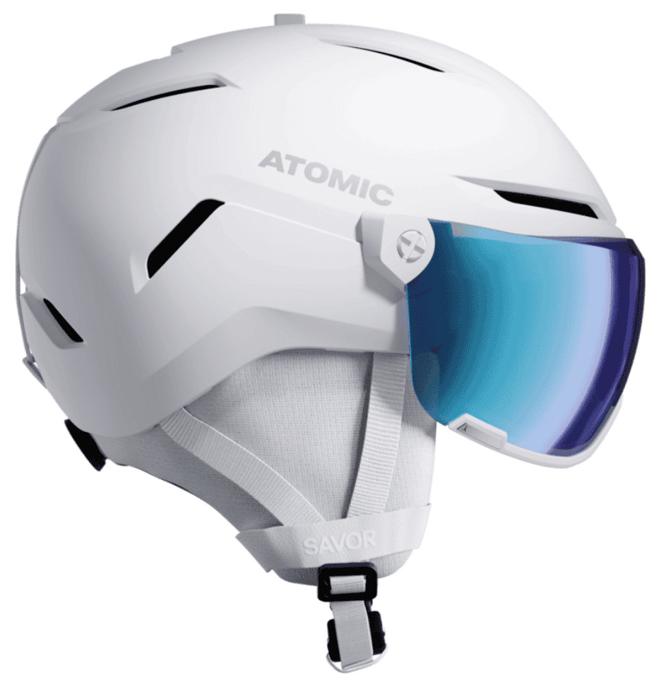 Skihelm Atomic White Heather AN5006932 Savor Visor Stereo
