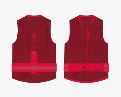 Rückenprotecor Atomic Red LIVE SHIELD AMID LITE VEST JR