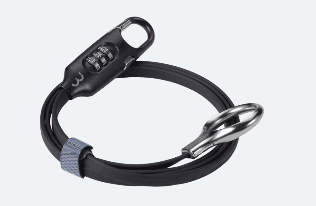 BBB Radschloß mit Nummern, schwarz B565501 LoopSafe BBL-55 3x1.20