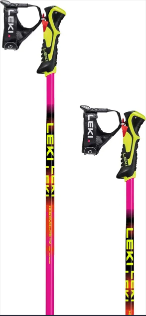 Leki Skistock neonpink-neonorange-neonyellow 65665852 WCR Evo Lite SL TR